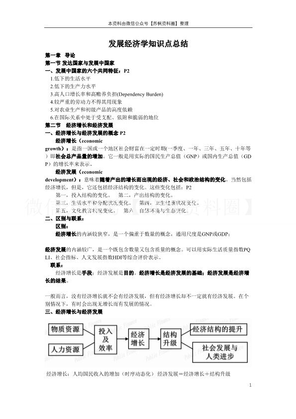 发展经济学